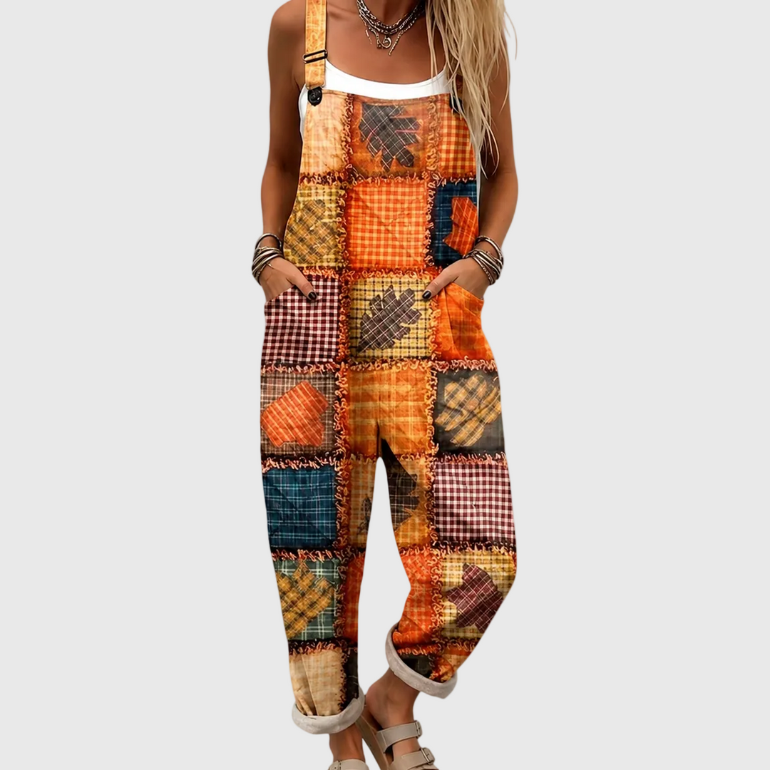 Bequeme Gedruckte Latzhose