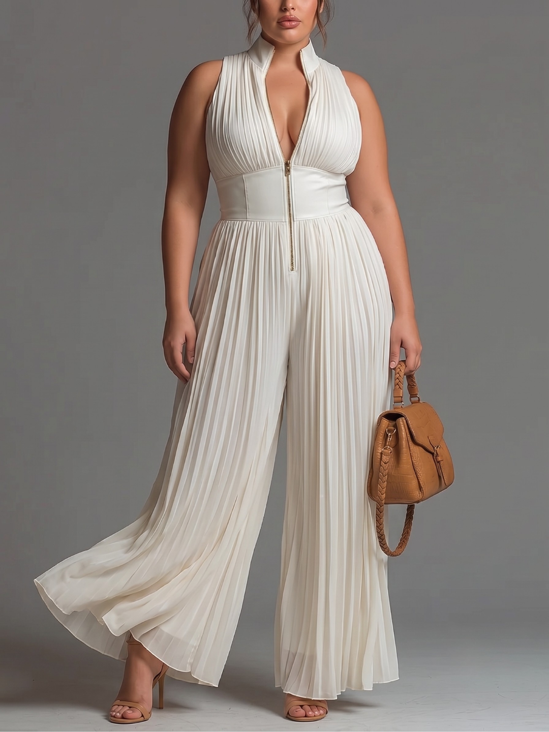 LAURA™ - ELEGANTER PLISSEE-JUMPSUIT