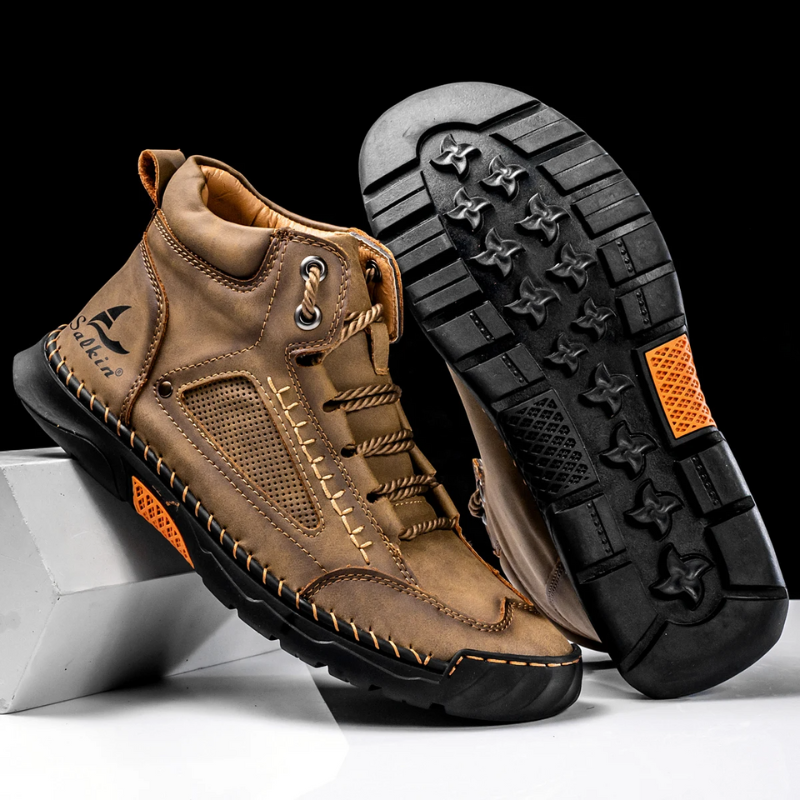 Leon | St. Moritz Leder High-Top Sneaker