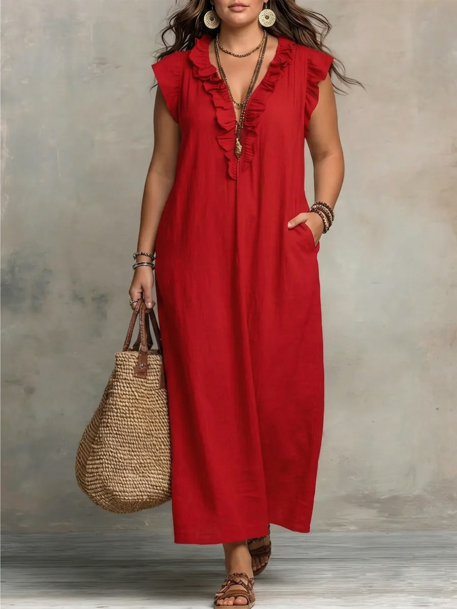 CAMELLIA™ - ELEGANTES SOMMER-MAXIKLEID