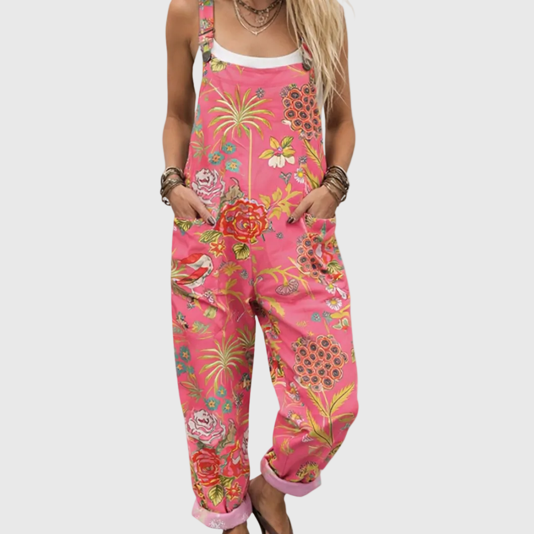 Bequeme Gedruckte Latzhose