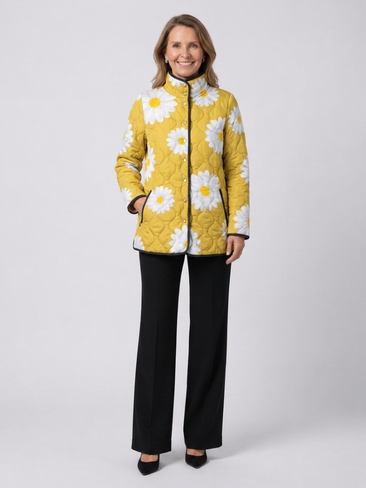 Steppjacke mit Margeriten Élise