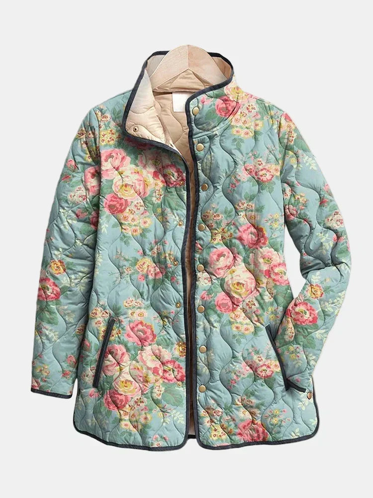 Gesteppte Jacke Rosen Celadon Mathilde