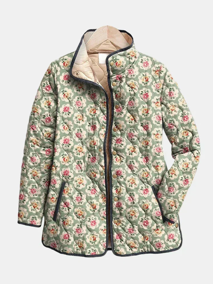 Steppjacke Blumengewebe Amélie