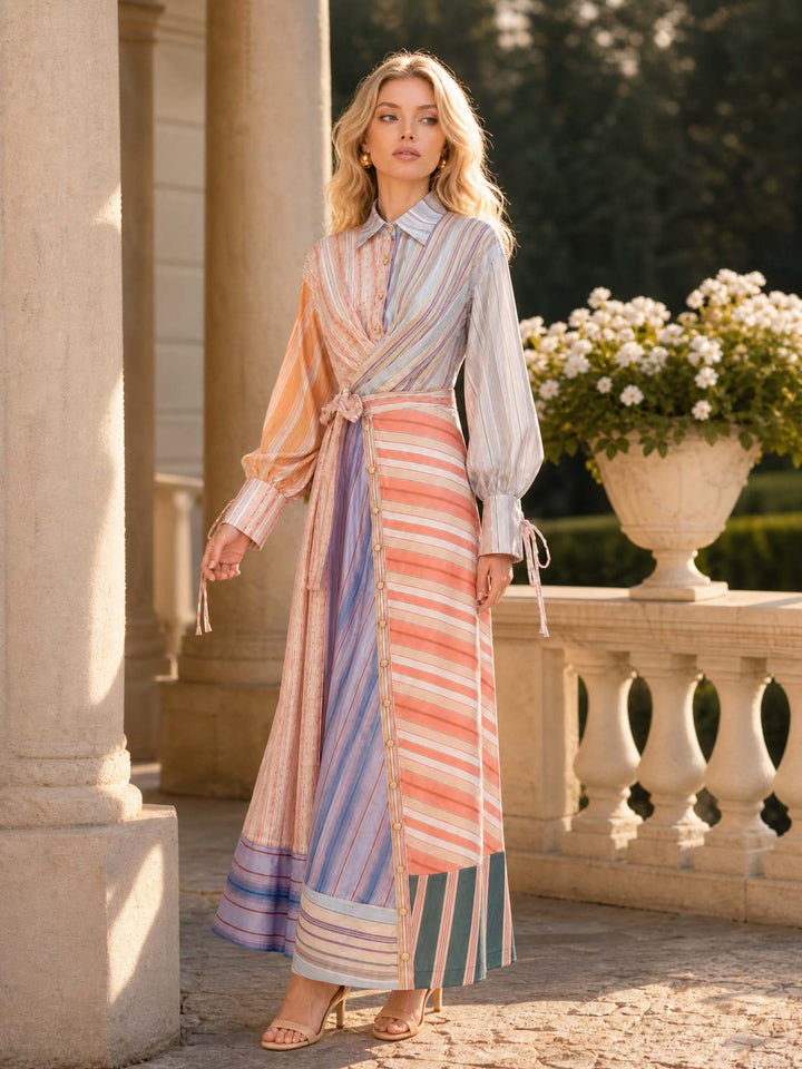 Maxikleid Patchwork