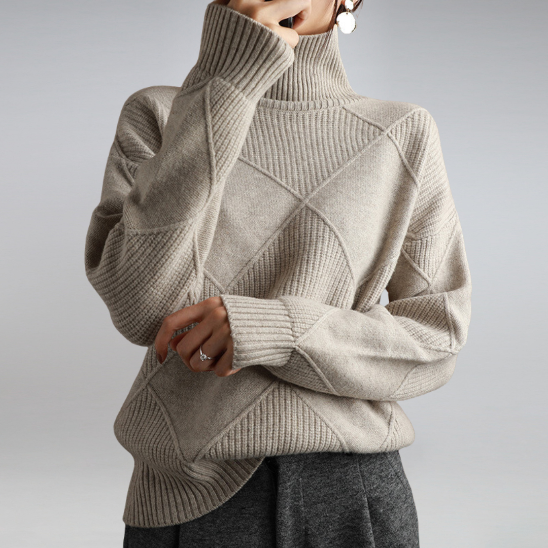 Ilse™ - Rollkragenpullover aus Kaschmir