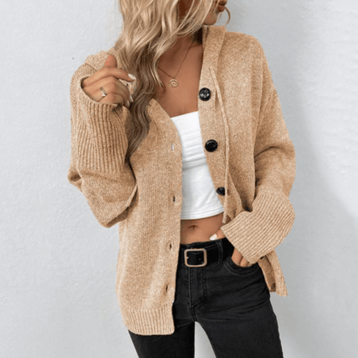 Brittan | Strickcardigan mit Knöpfen