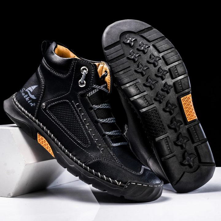 Leon | St. Moritz Leder High-Top Sneaker