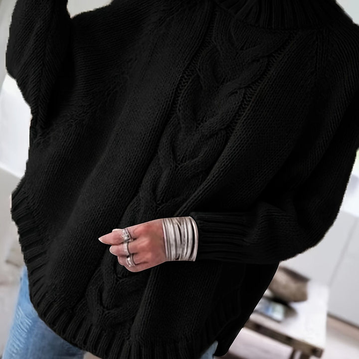 Livia – Rippstrickpullover mit Hemddetail