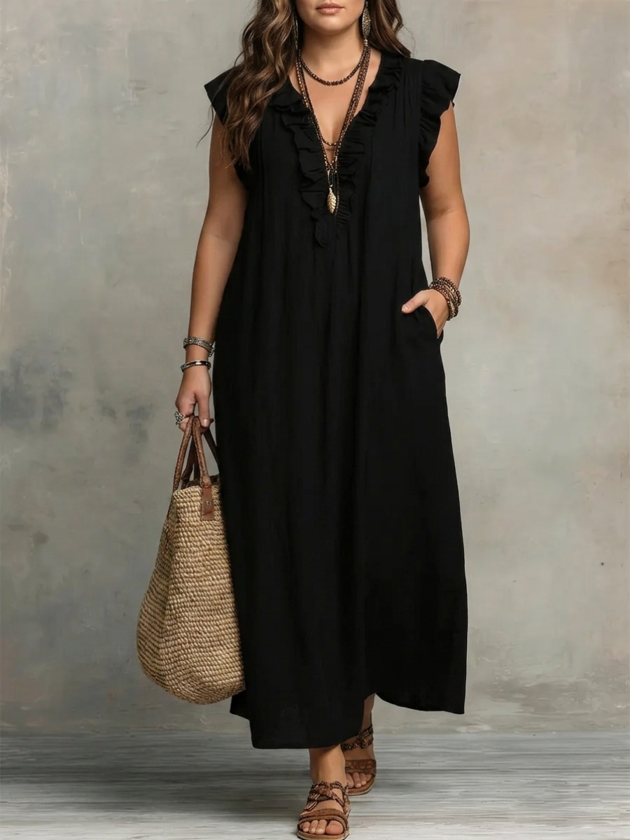 CAMELLIA™ - ELEGANTES SOMMER-MAXIKLEID