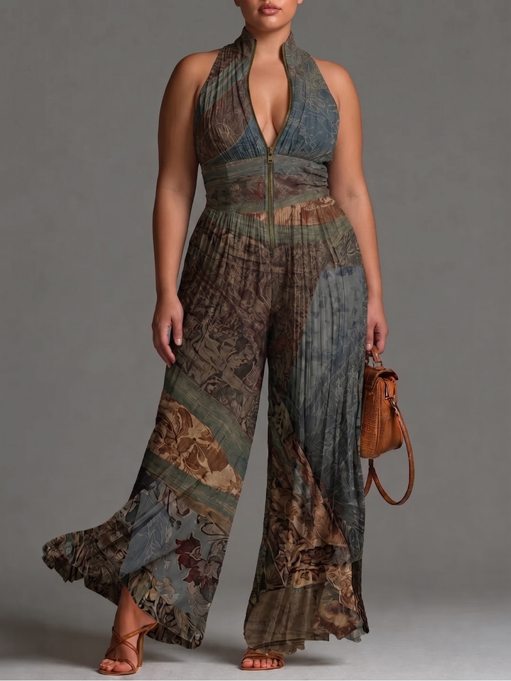 LAURA™ - ELEGANTER PLISSEE-JUMPSUIT
