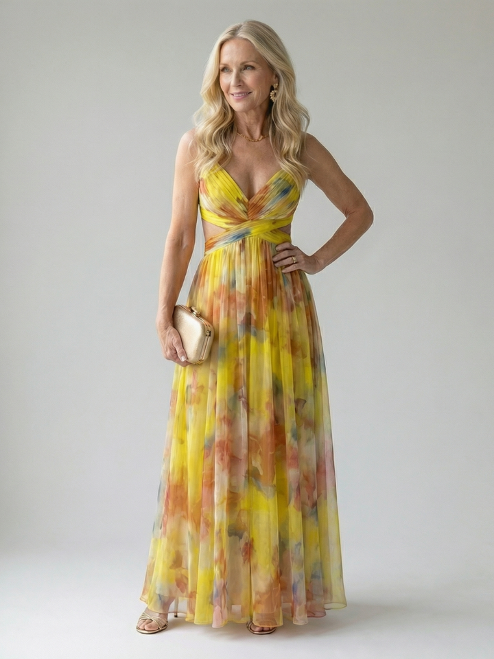 Izel Sonnenuntergang Kleid