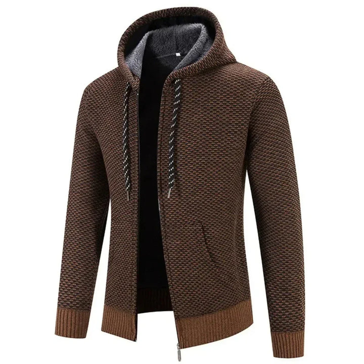 Silvan | Herren-Strickpullover mit Kapuze