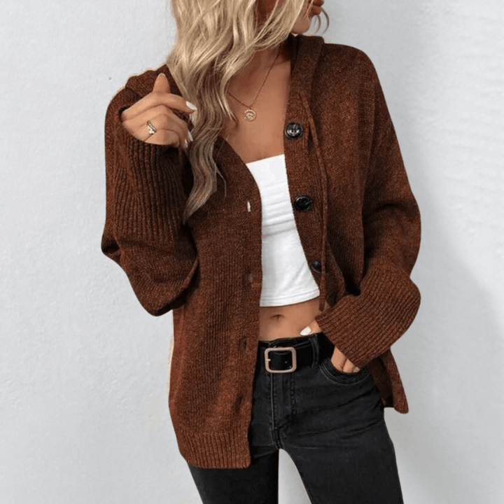 Brittan | Strickcardigan mit Knöpfen