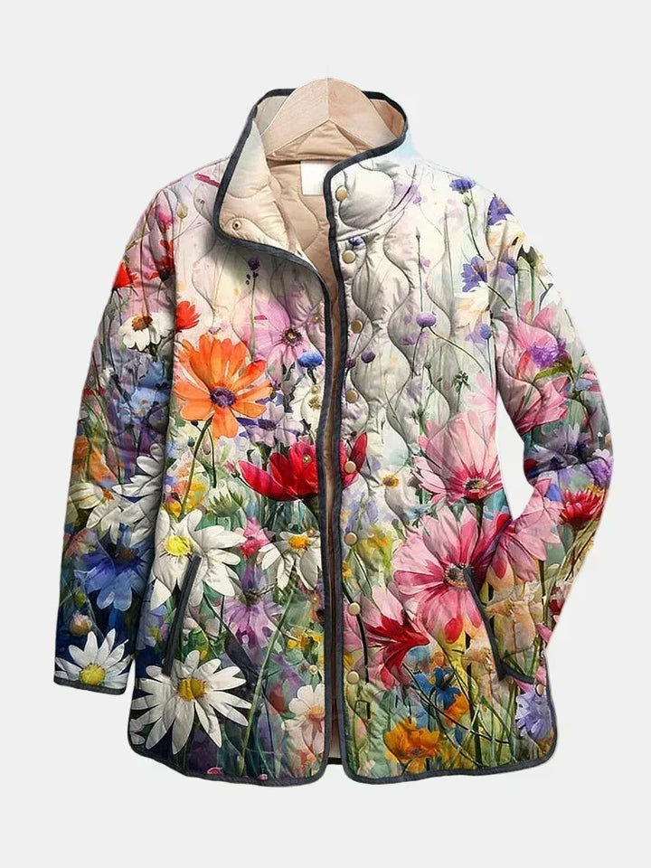 Steppjacke Wiesenblumen Manon