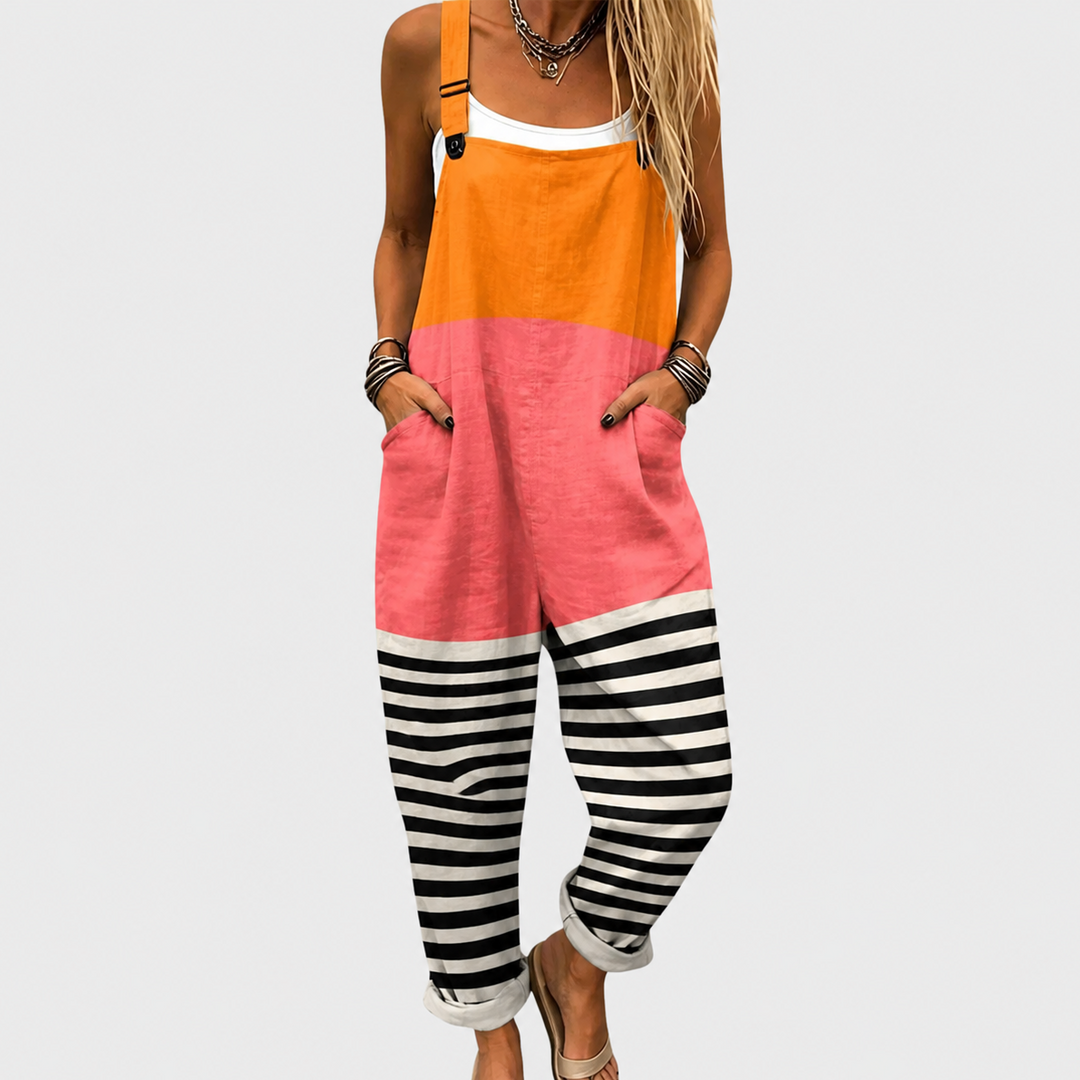 Bequeme Bedruckte Latzhose