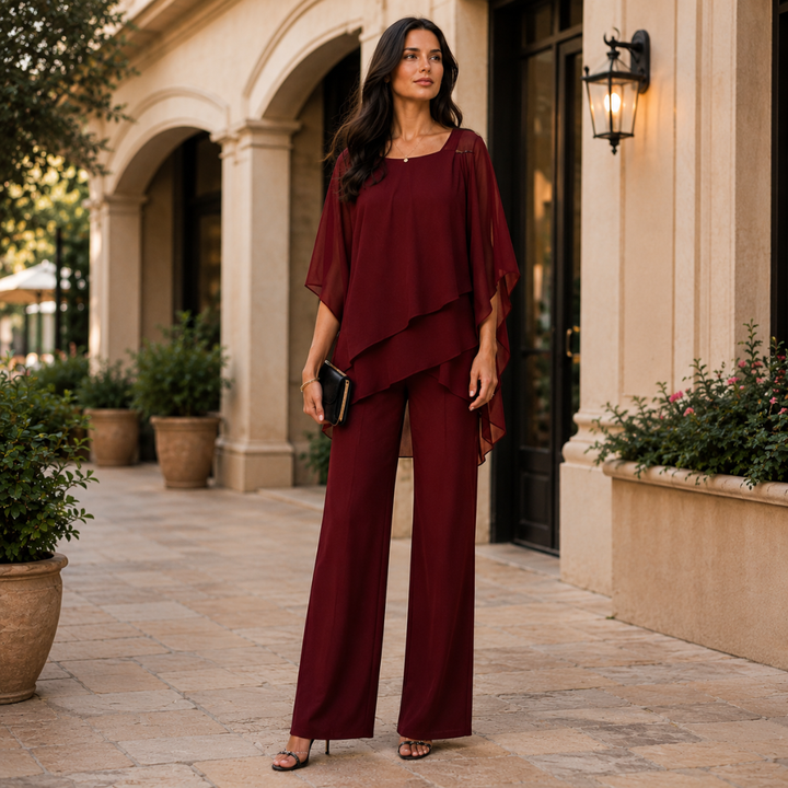 Sophie | Elegantes Fließendes Zweiteiliges Ensemble Lucie