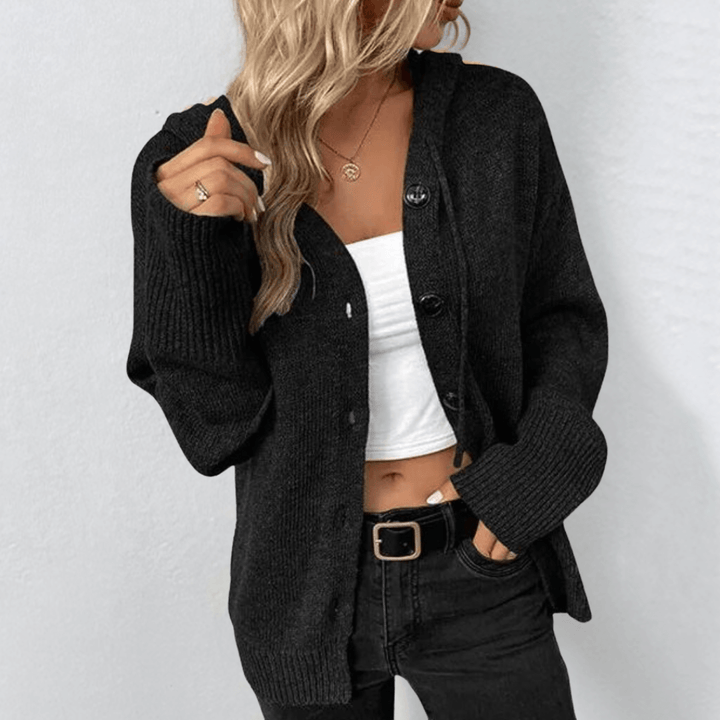 Brittan | Strickcardigan mit Knöpfen