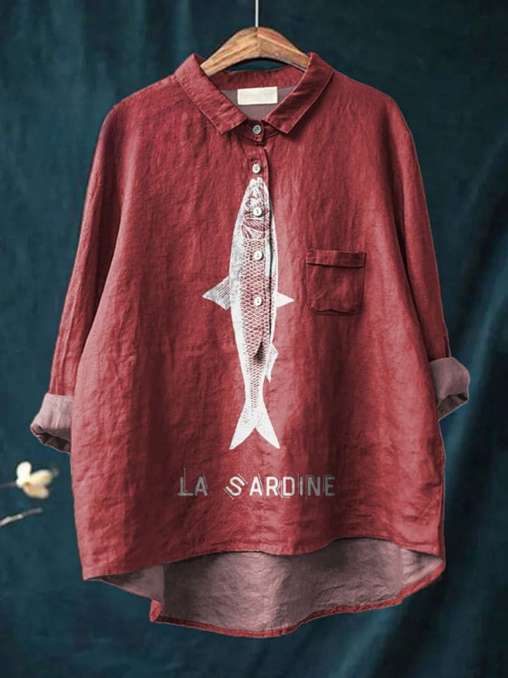 Lily | Sardine Grafik Shirt