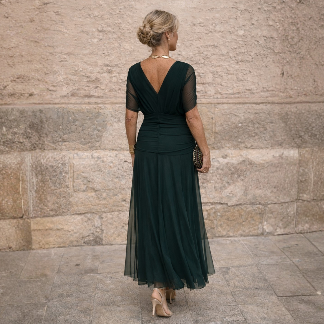 Mikaela | Maxikleid mit schulterfreien Trägern