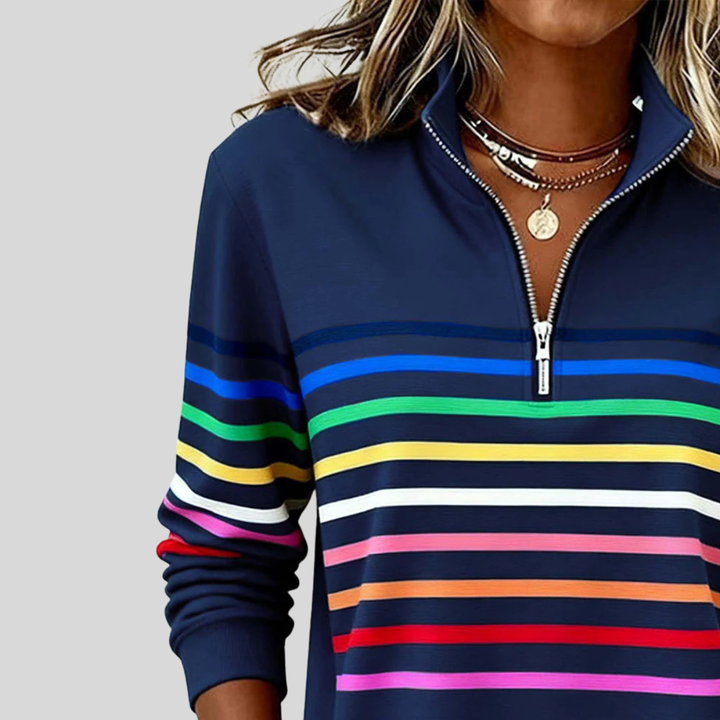 Reinou | Sportlicher Halbzip-Sweater