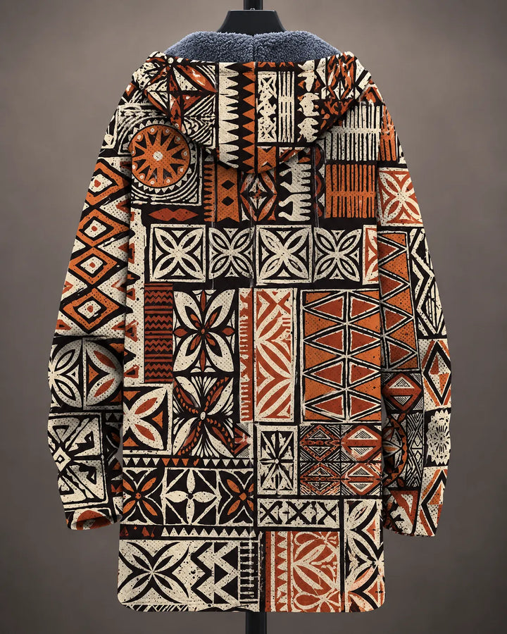 Serena Mosaik Kunst Kapuzenjacke
