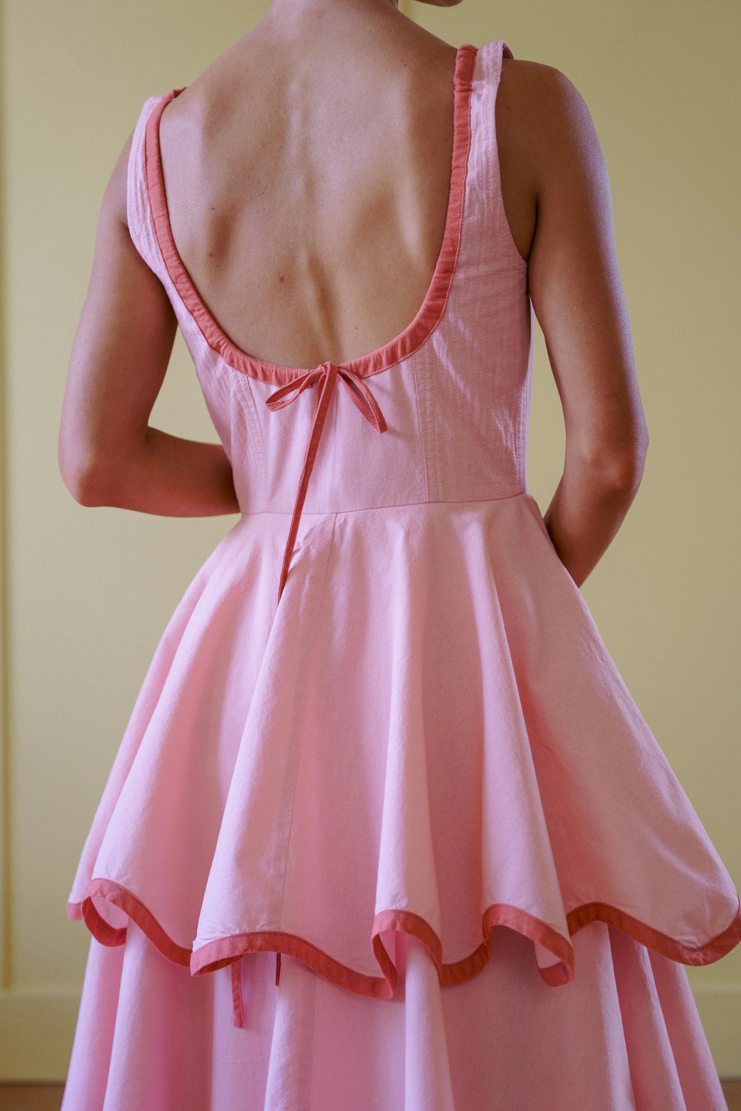 Maxikleid mit Volants