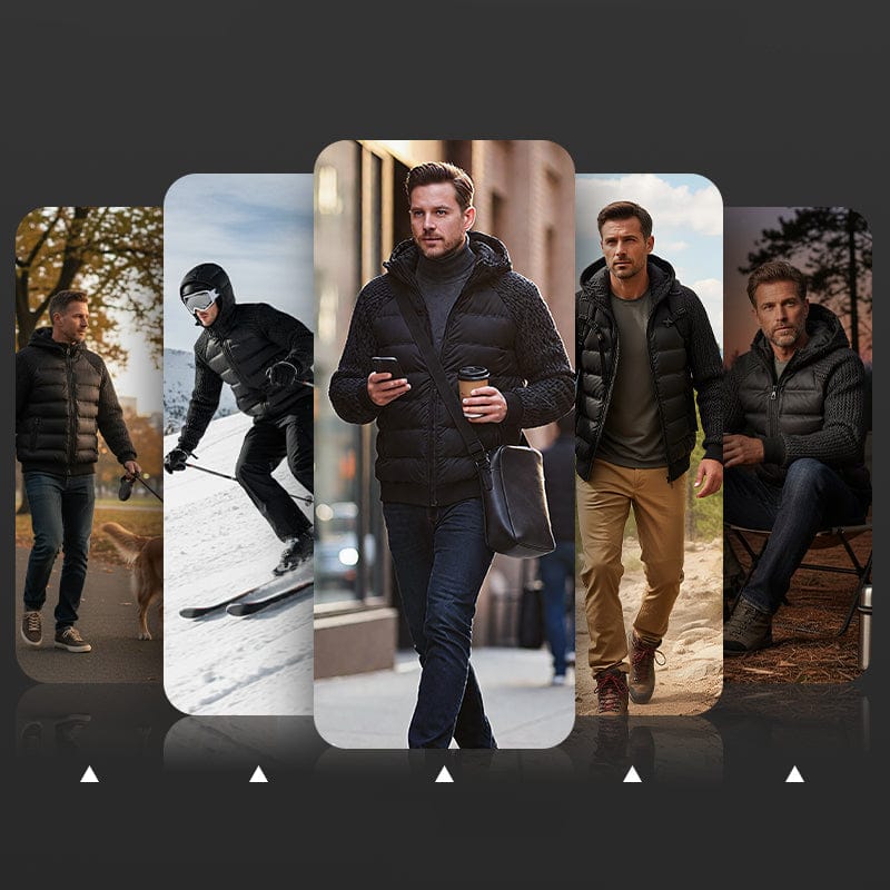 Winddichte Steppjacke