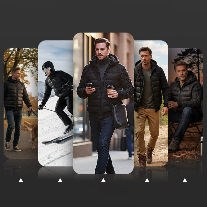 Winddichte Steppjacke