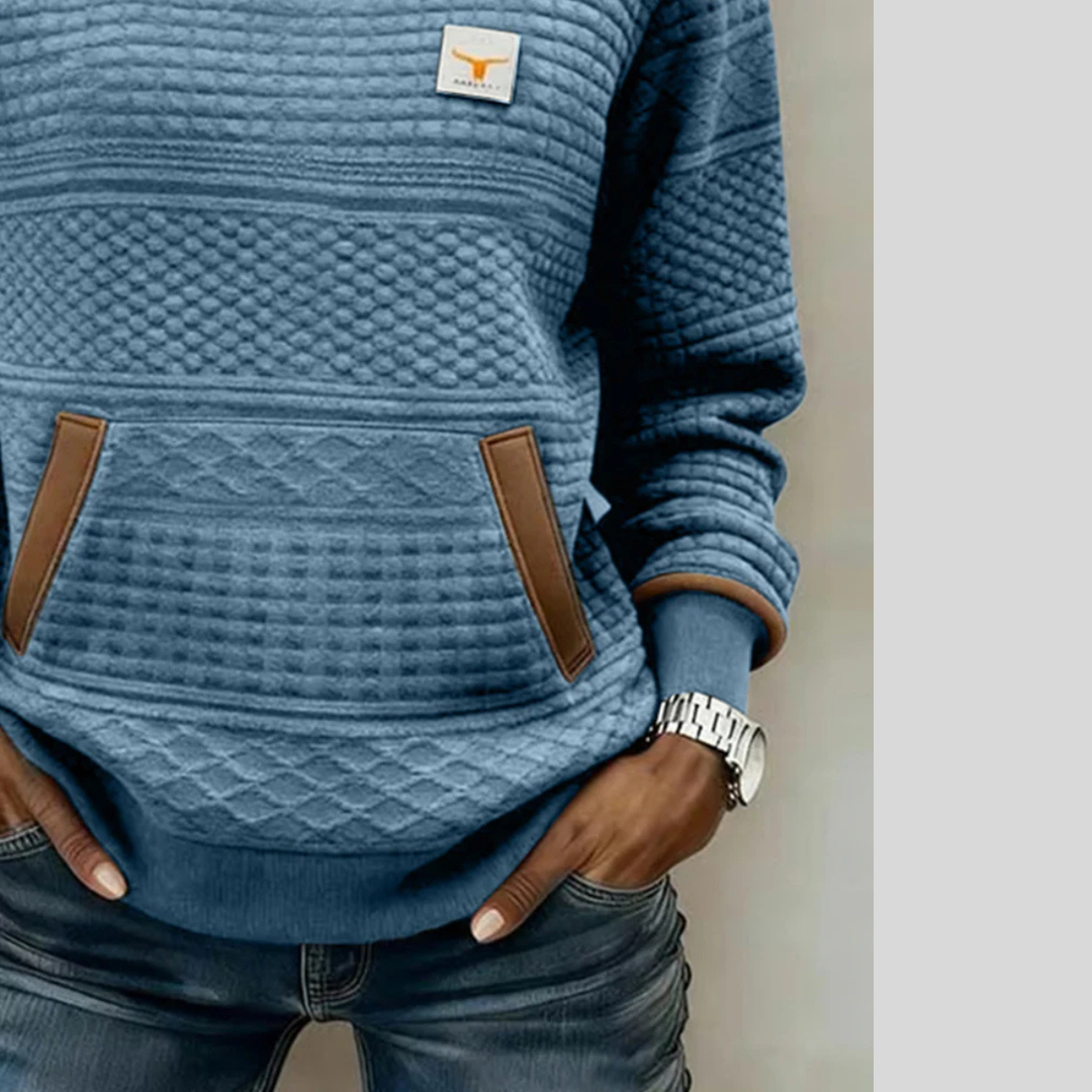 Roelie | Weicher Colorblock-Pullover