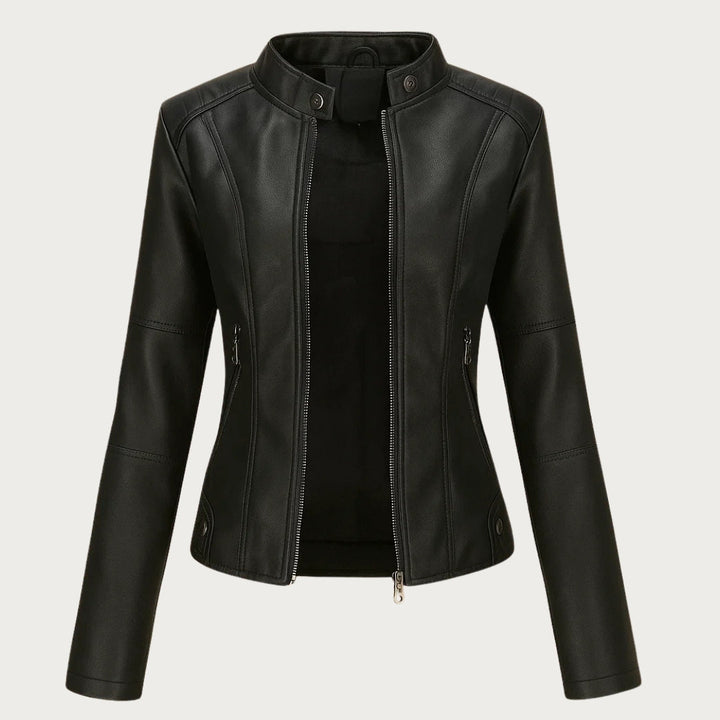 Jeniffer™ | Lederjacke im modernen Stil