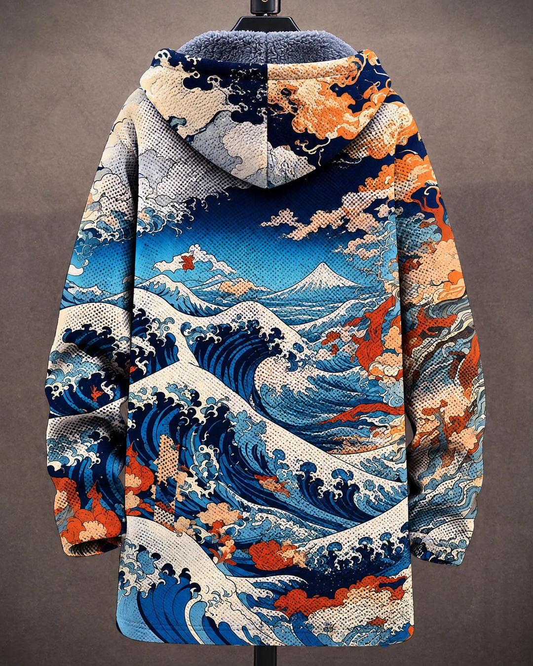 Celeste Ocean Art Kapuzenjacke