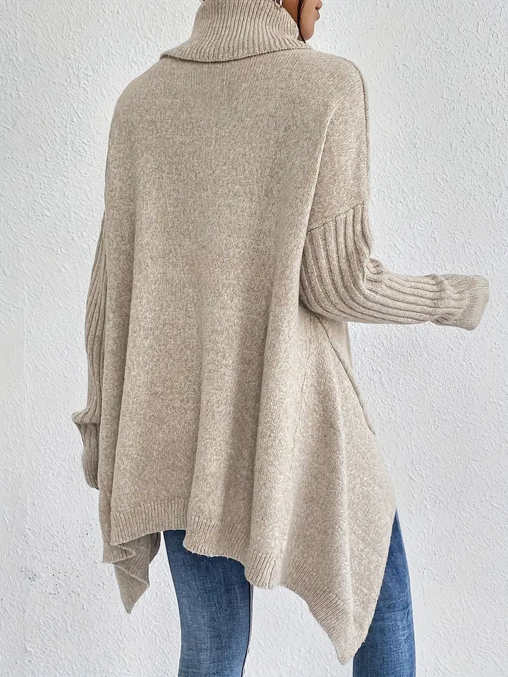 Amara™ | Eleganter langer Rollkragenpullover