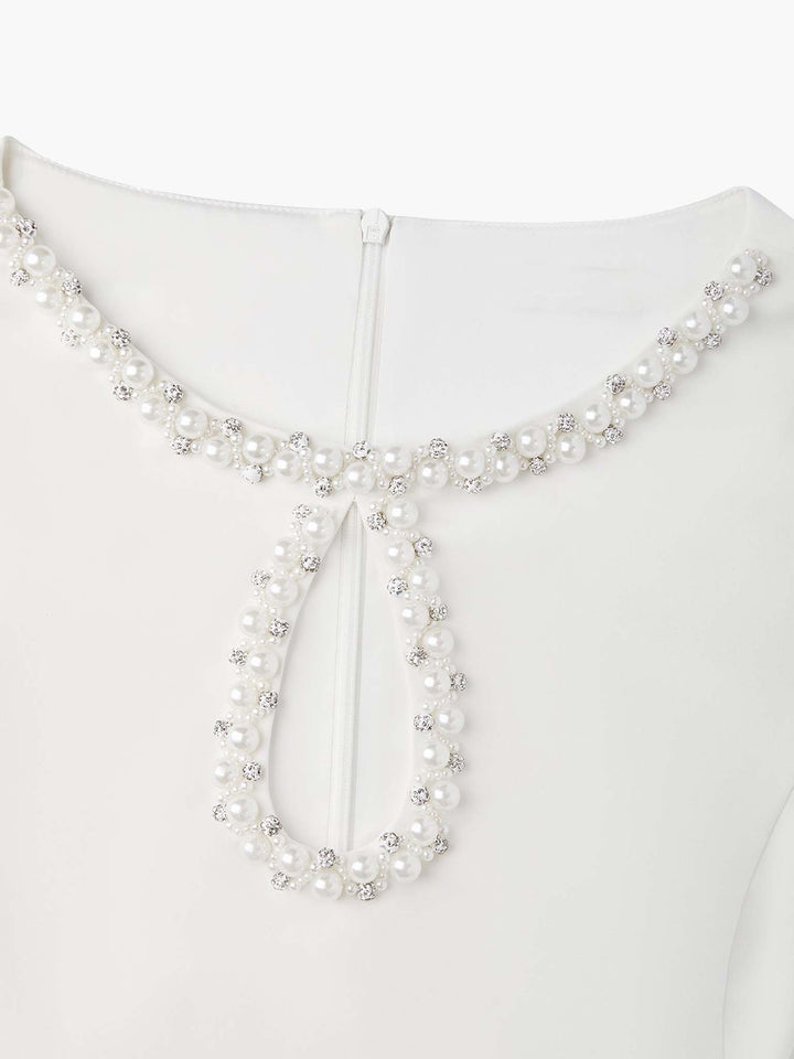 Elegantes Ärmelloses Mini-Kleid mit Ausschnitt