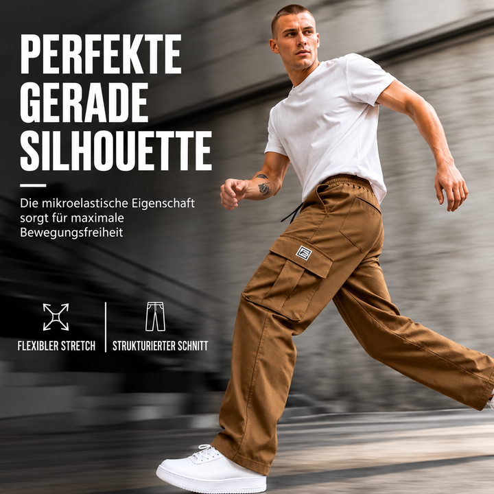 Herren Cargohose in lockerer Passform – Bequem, vielseitig & mit vielen Taschen