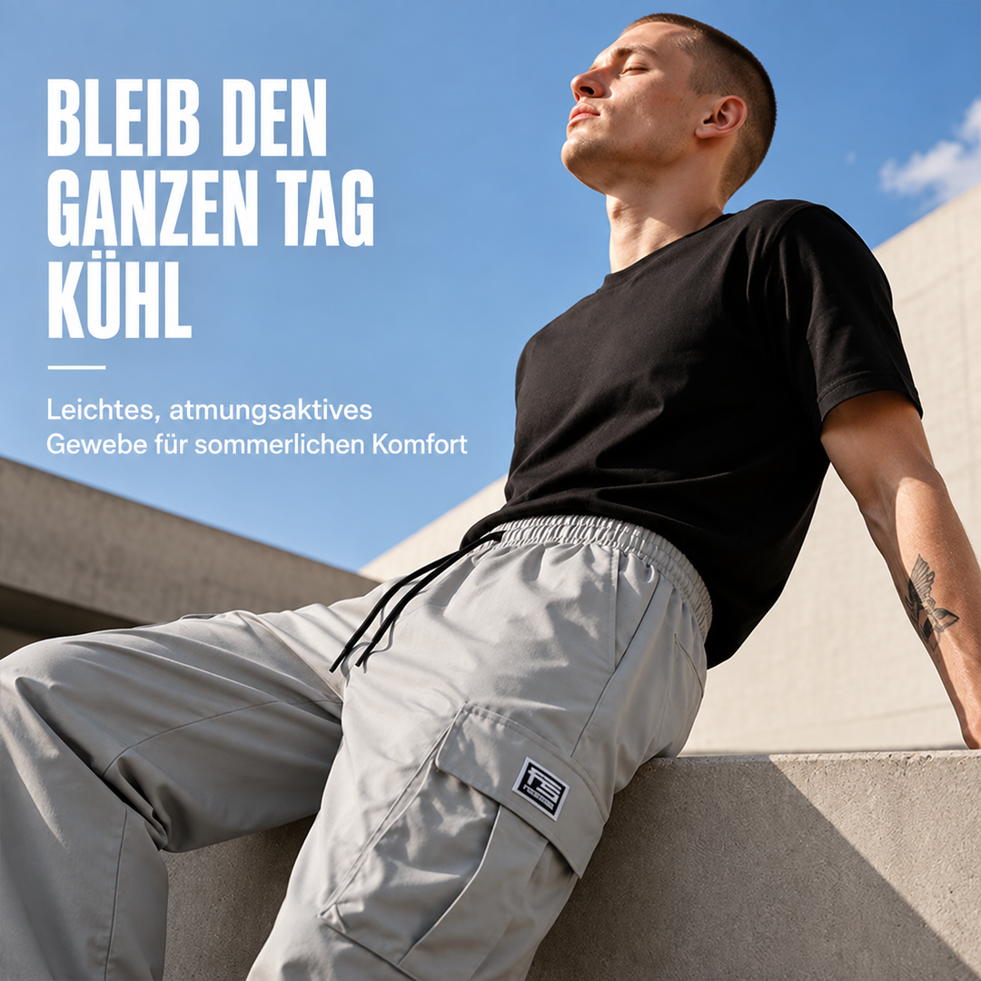 Herren Cargohose in lockerer Passform – Bequem, vielseitig & mit vielen Taschen