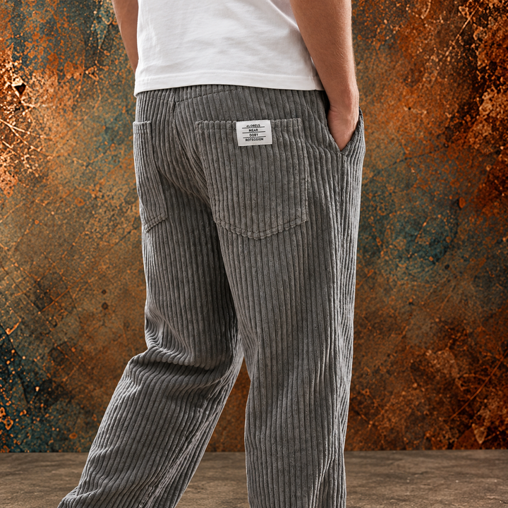 Herrenhose | Corduroy-Hose mit elastischem Bund