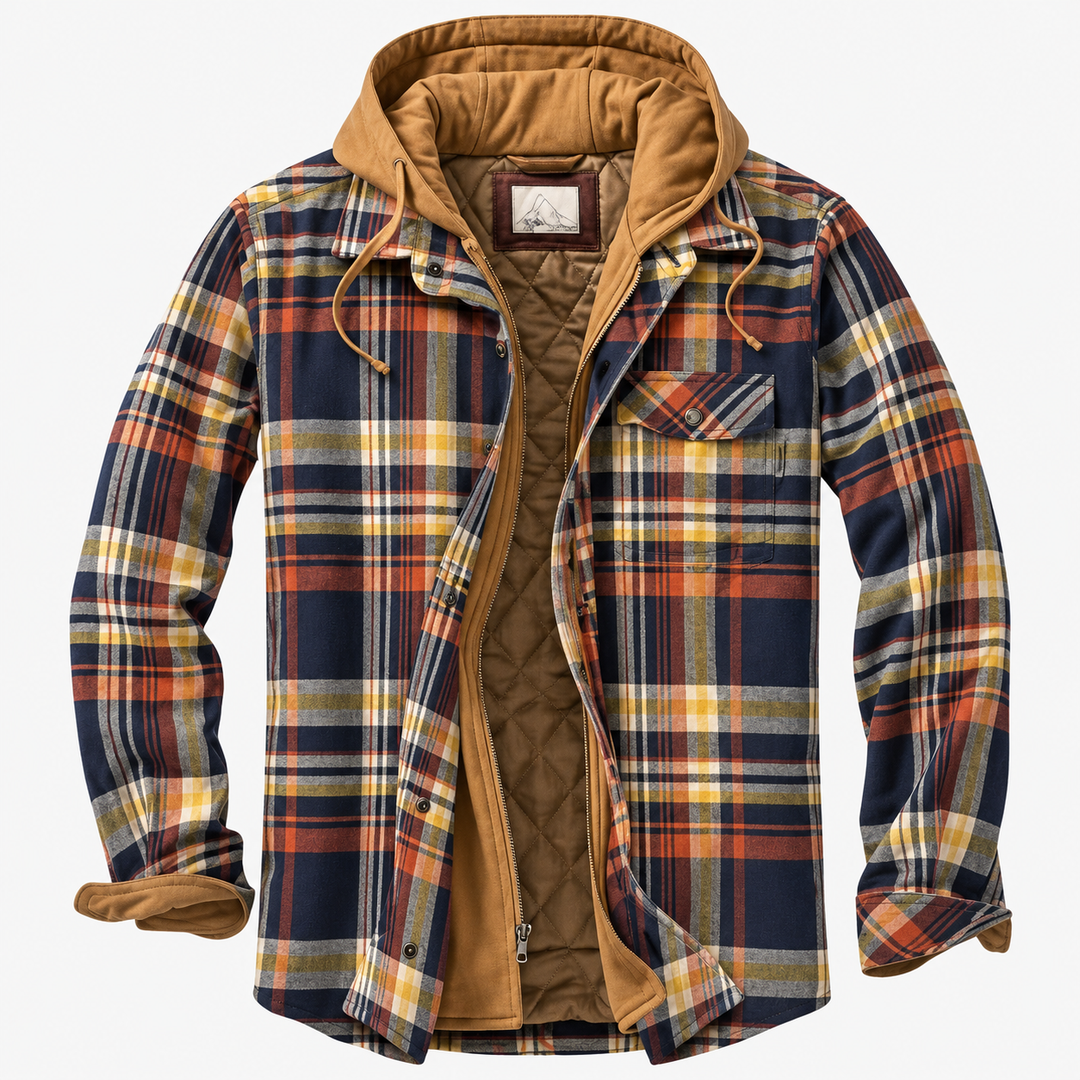 Nevio | Karierte Patchworkjacke