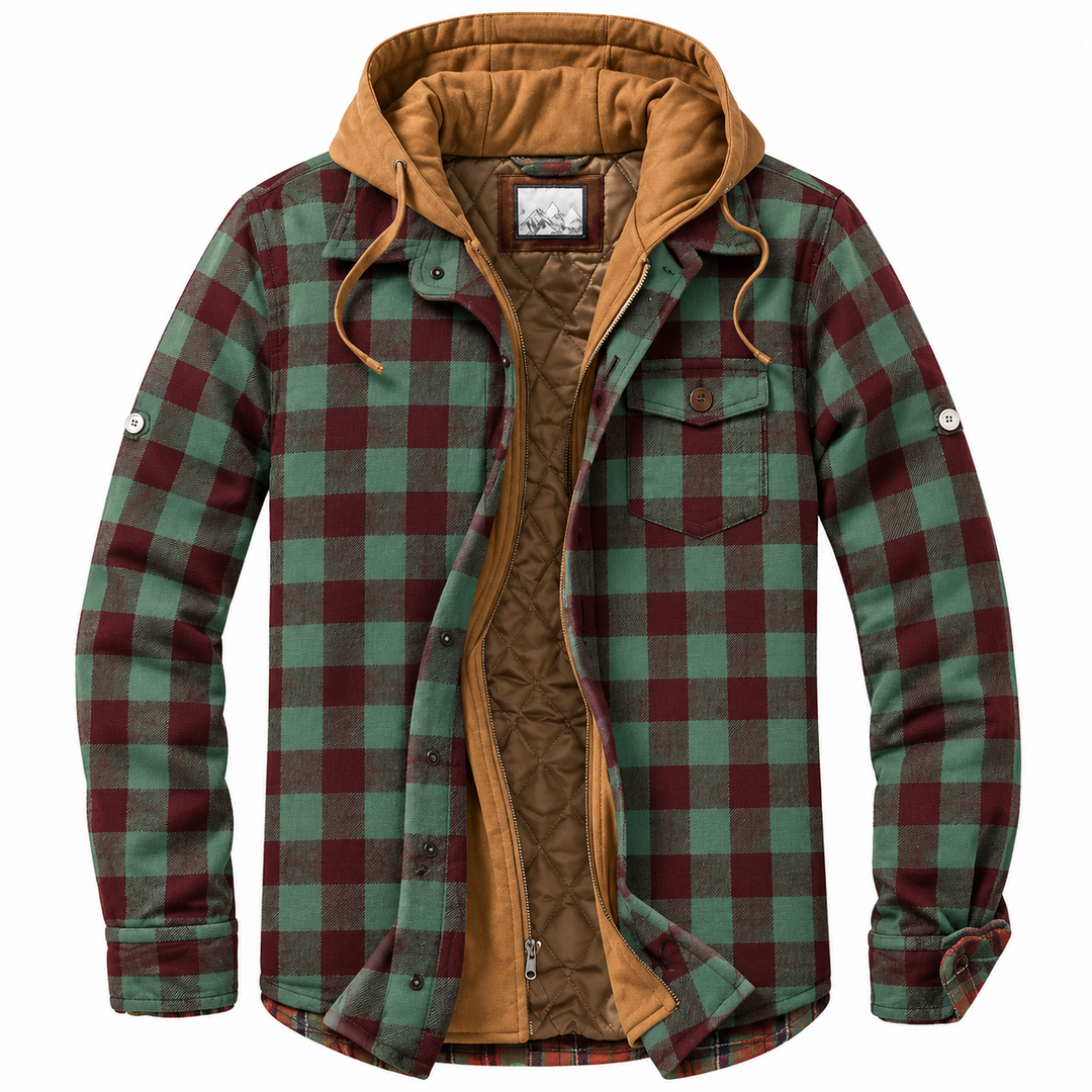 Nevio | Karierte Patchworkjacke