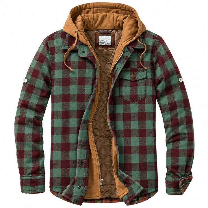 Nevio | Karierte Patchworkjacke