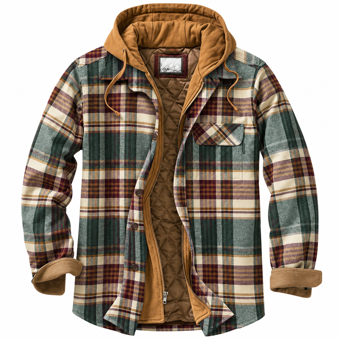 Nevio | Karierte Patchworkjacke