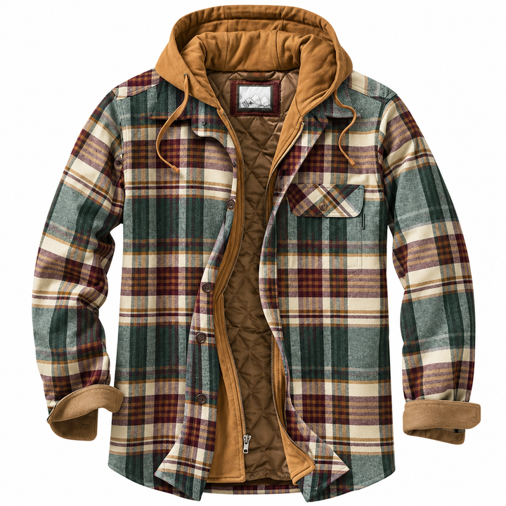 Nevio | Karierte Patchworkjacke