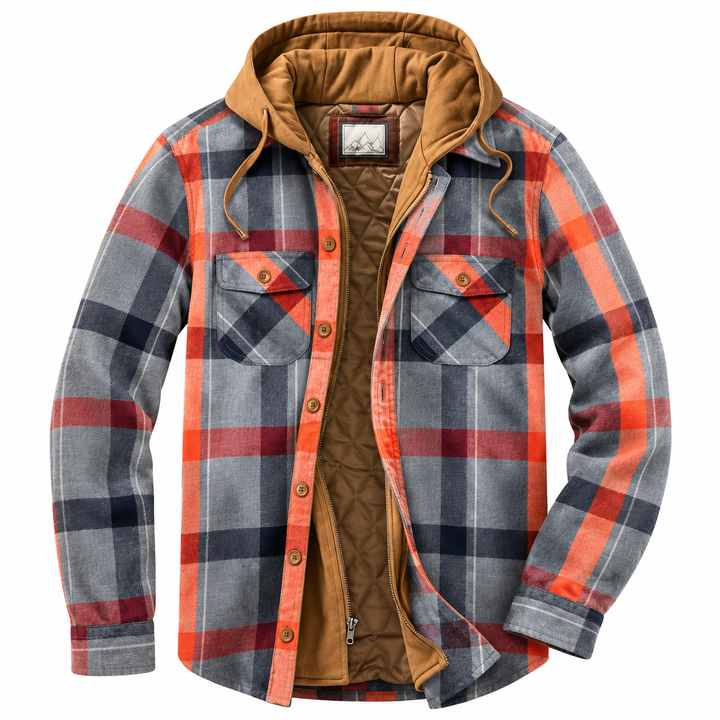 Nevio | Karierte Patchworkjacke