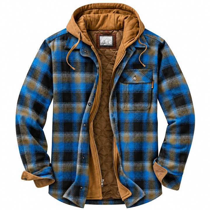 Nevio | Karierte Patchworkjacke