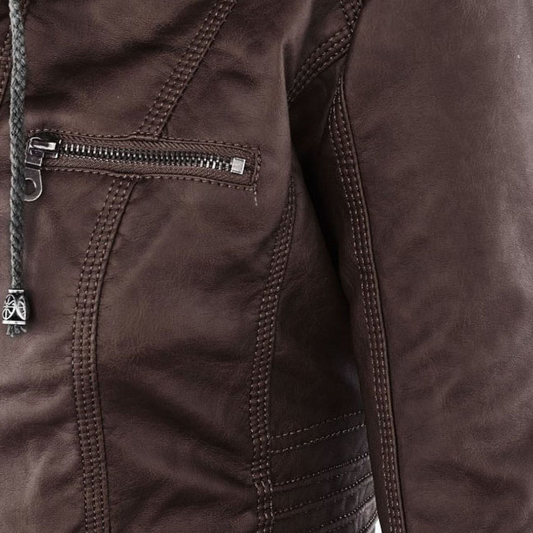 Callista | Kapuzen-Motorradjacke