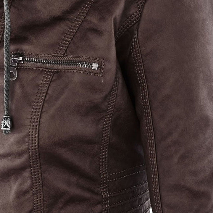 Callista | Kapuzen-Motorradjacke