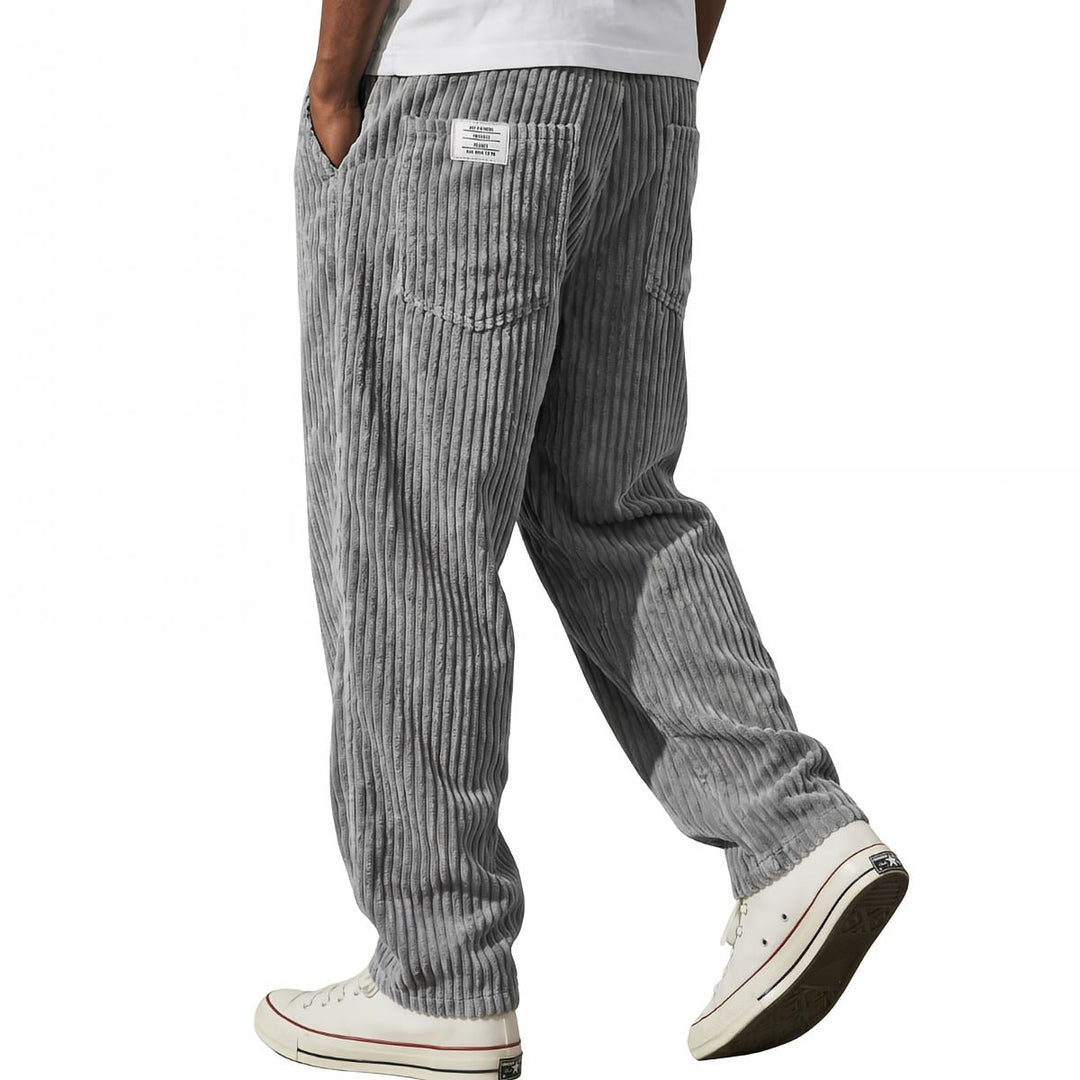 Herren Hose | Corduroy Hose mit elastischem Bund