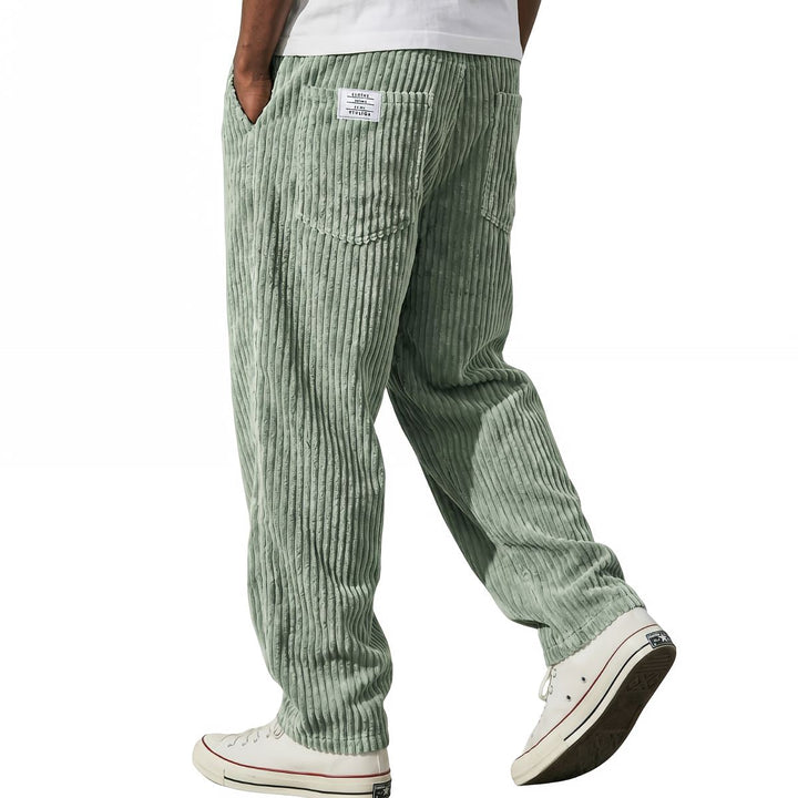Herren Hose | Corduroy Hose mit elastischem Bund