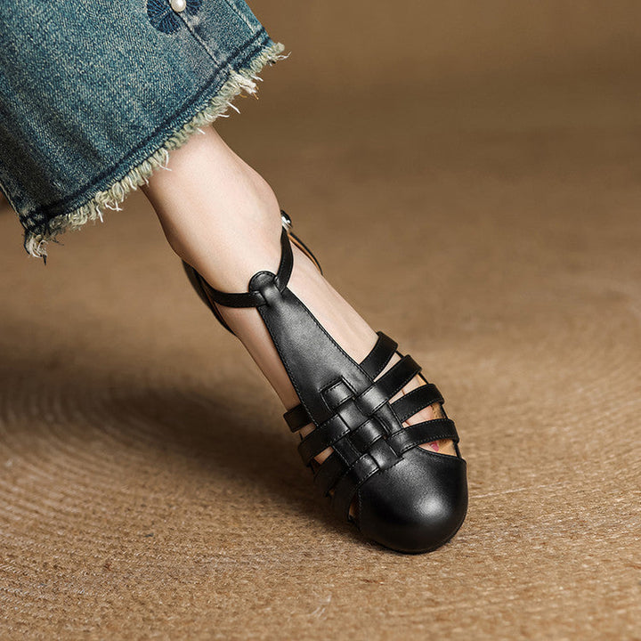 Solene - Ergonomische Ballerinas in Lederoptik
