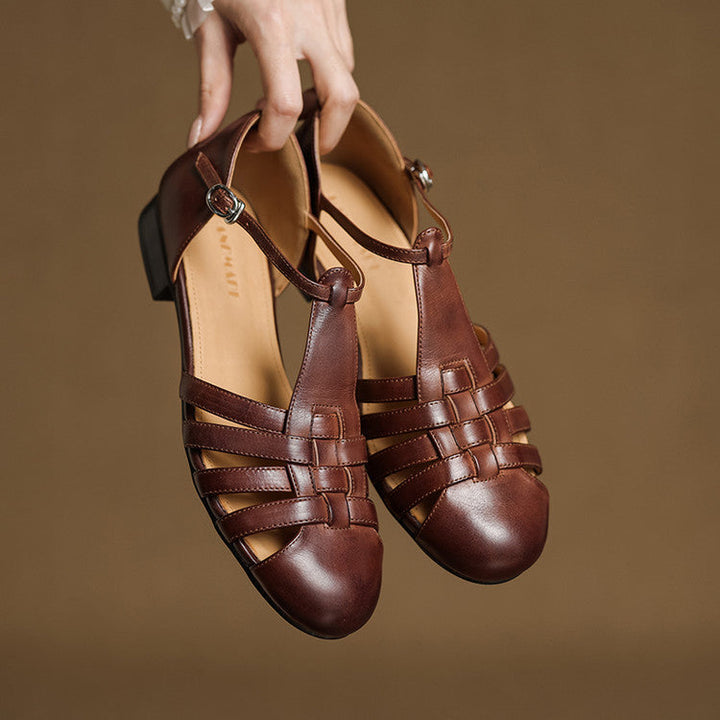 Solene - Ergonomische Ballerinas in Lederoptik
